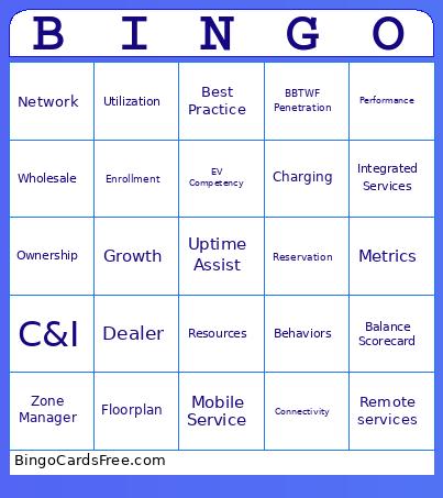 Ford Lincoln Bingo