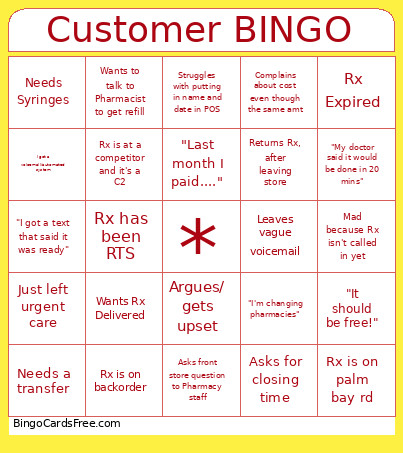 Fourth Of July Bingo Card