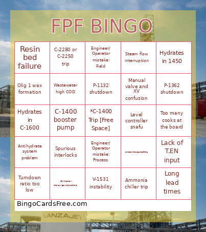 FPF Bingo Card