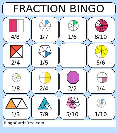 Fraction Bingo (JFK)