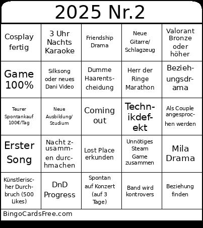 Freundschaftsbingo
