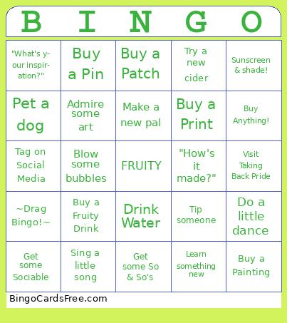 Fruity Fruity Bingo
