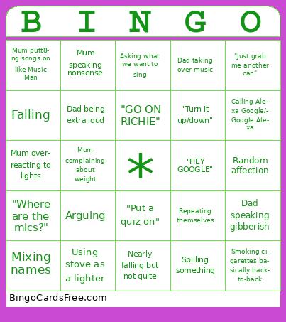 Funnn Bingo Cards Free Pdf Printable Game, Title: BINGO