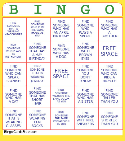 Future Ready Bingo Card