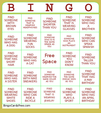 Future Ready Bingo Card 2