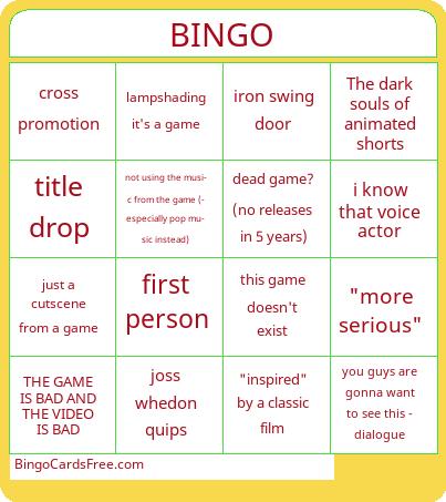 Game animations Bingo