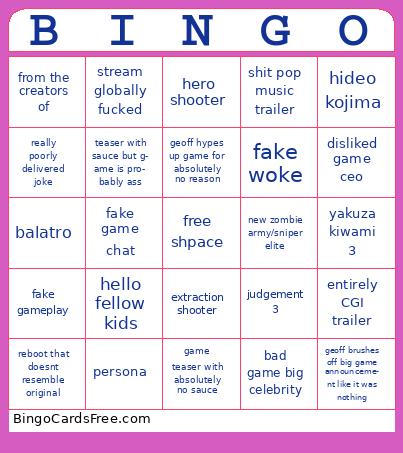 GAMING Bingo