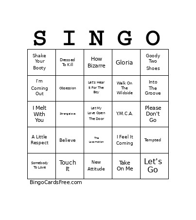 Gay Pride V02 Bingo Card