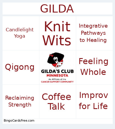 GCMN Spring 2026 - Virtual Program Bingo Card