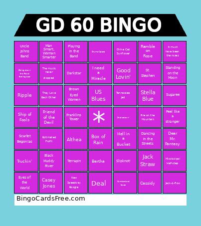 GD 60 BINGO
