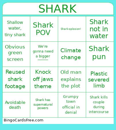Generic Shark Bingo
