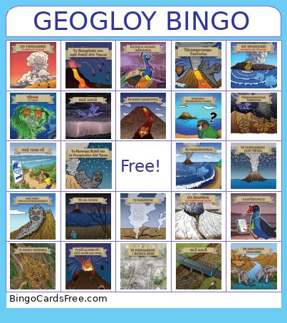 Geology Bingo