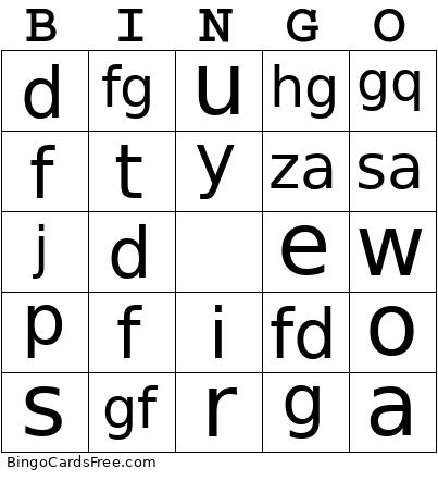 ggggh Bingo