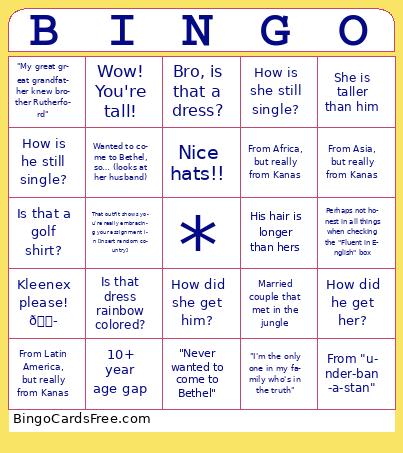 Gilead Intro Bingo