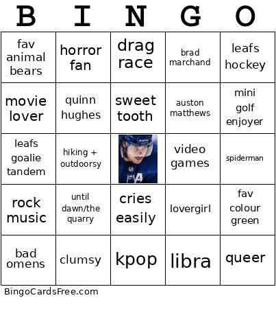 Ginny Maerchand Bingo Card