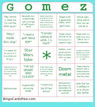 Gomez Bingo