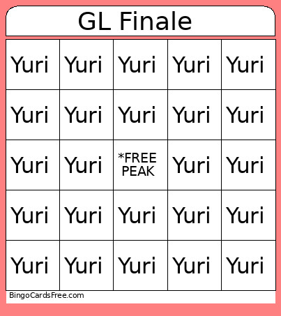 Goodbye Lara Bingo Card