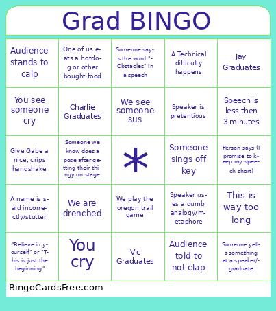 Grad Bingo