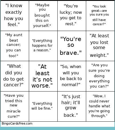 Graditude Bingo Card