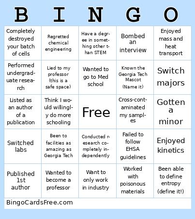 Graduate Recruitment Weekend Bingo Cards Free Pdf Printable Game, Title: BINGO