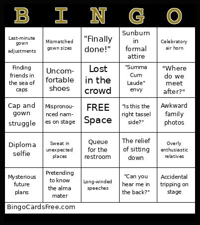 Graduation Bingo