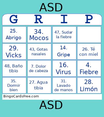 GRIPE Bingo