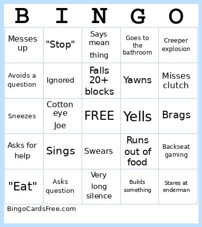 Gug world Bingo