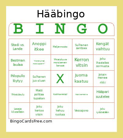 Hääbingo