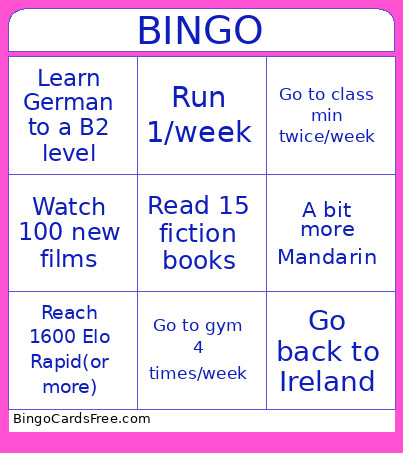Haaruss 2026 Bingo Card