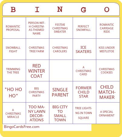 Hallmark Bingo