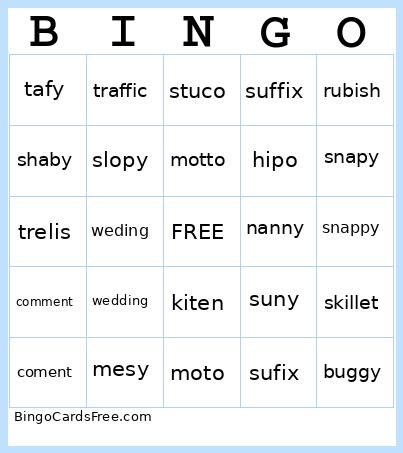 Happy Rule Bingo