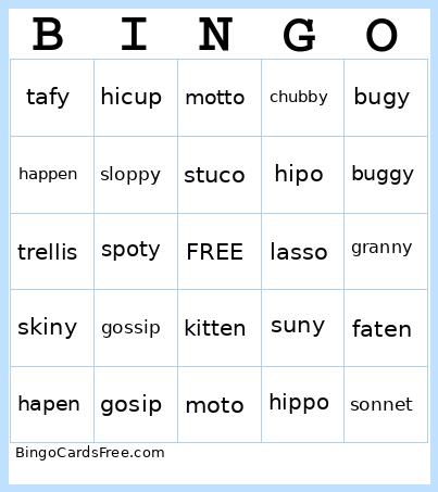 Happy Rule Bingo