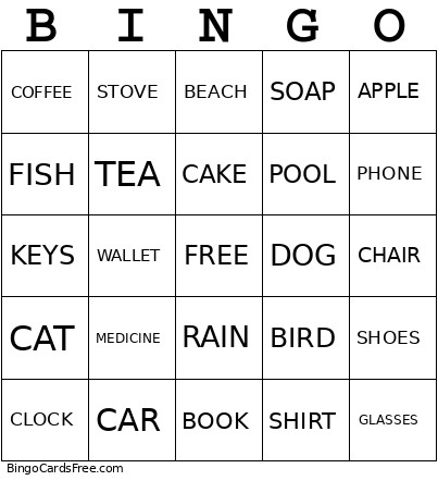 Harmony At Hershey Bingo Card