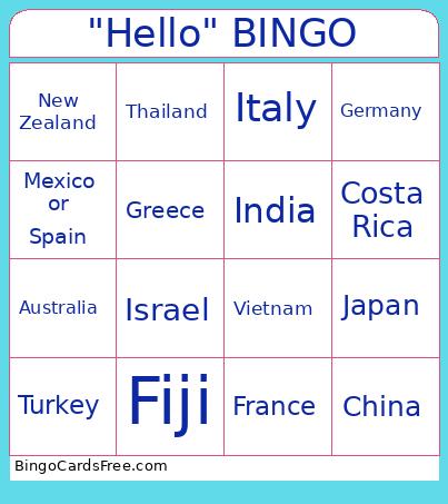 Hello BINGO