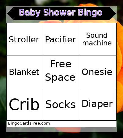 Here Comes The Son! Bingo Card