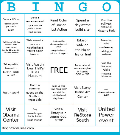 HFHC FYE27 Bingo Card
