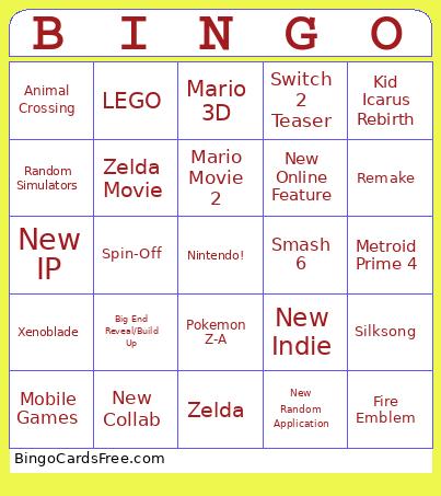 Hi 27/03/25. Bingo Card