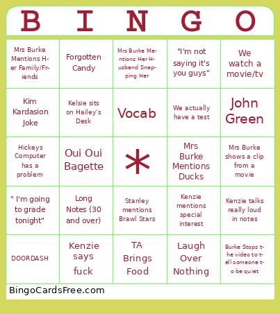 History Class Bingo Cards Free Pdf Printable Game, Title: BINGO