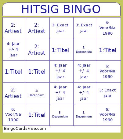 HITSIG BINGO