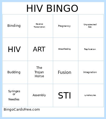 HIV BINGO