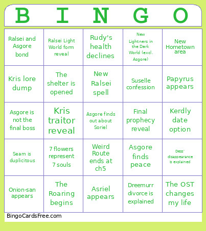 Hj Itjj H Bingo Card