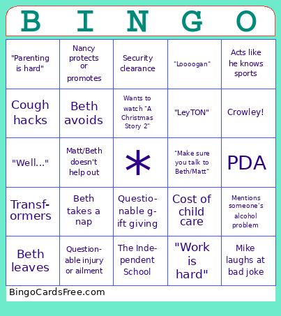 Holiday Bingo