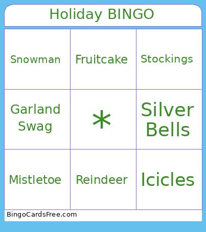 Holiday BINGO