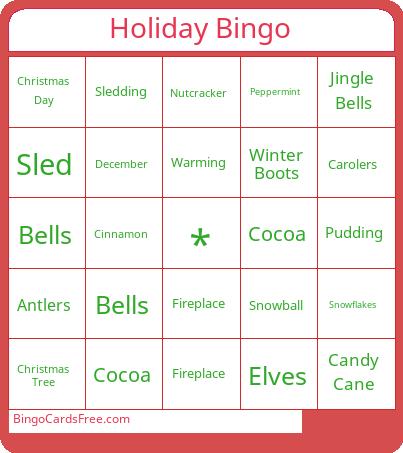 Holiday Bingo