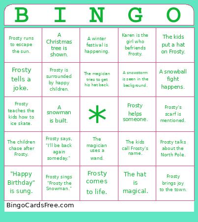 HOME ALONE 2 Bingo Card