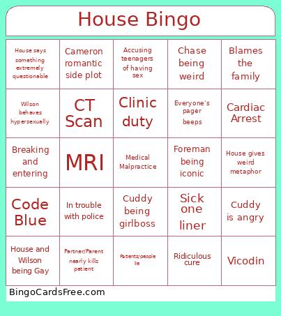 House Bingo