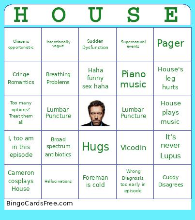 House Bingo
