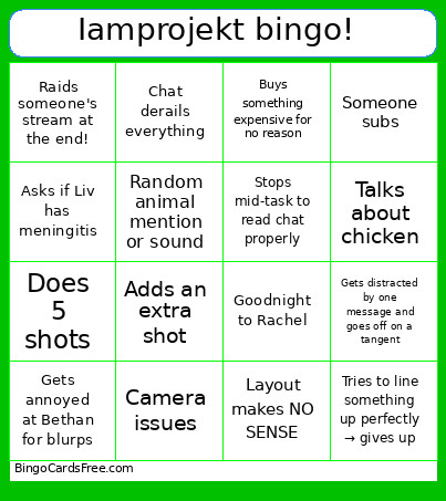 Houseflipper 2 Bingo Card