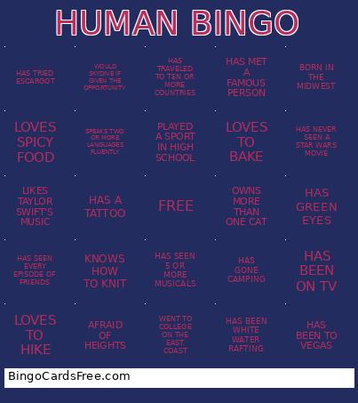 Human Bingo