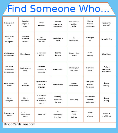 Human RSM Retreat Bingo Card